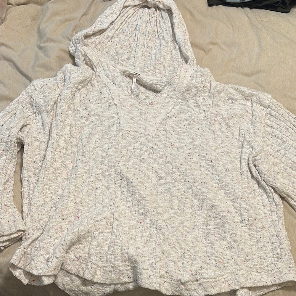 Free People Speckled Knit Top